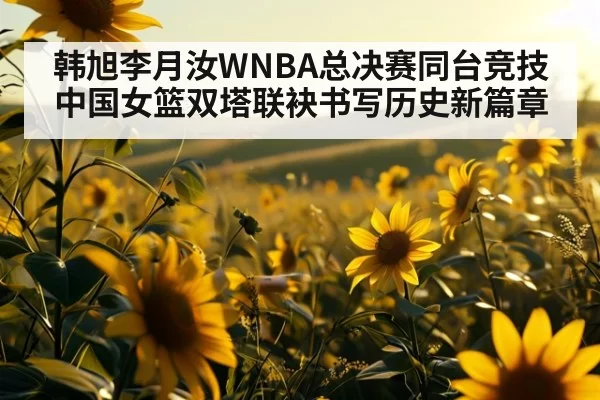 韩旭李月汝WNBA总决赛同台竞技中国女篮双塔联袂书写历史新篇章